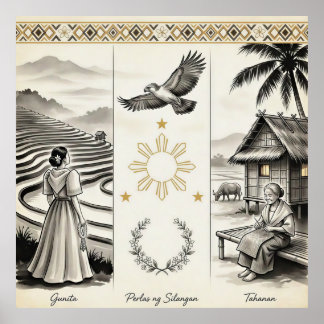 Gunita-Parels van het Oosten-Thuis-Filipijns-Erfgo Poster