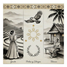 Gunita-Parels van het Oosten-Thuis-FilipijnsErfgoe Perfect Poster