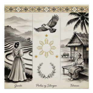 Gunita-Parels van het Oosten-Thuis-FilipijnsErfgoe Perfect Poster