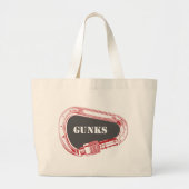 Gunks climate carabiner grote tote bag (Voorkant)