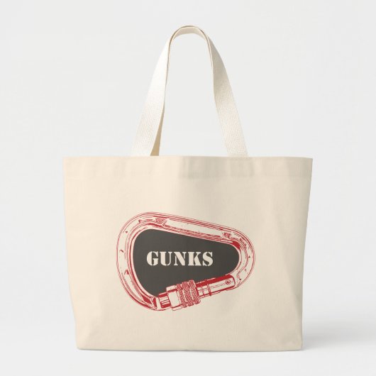 Gunks climate carabiner grote tote bag (Voorkant)