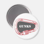 Gunks climate carabiner magneet (Voorkant / Achterkant)