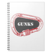Gunks climate carabiner notitieboek (Voorkant)