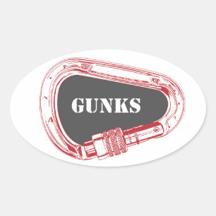 Gunks climate carabiner ovale sticker