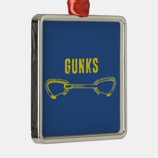 Gunks climate quickdraw metalen ornament (Rechts)