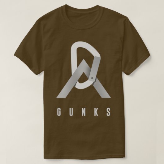 Gunks Mountain en Biner Icon T-shirt (Design voorkant)