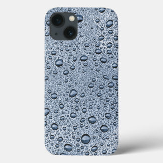 Gunmetal grijs waterdruppels Hoesje-Mate iPhone ca Case-Mate iPhone Case