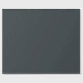 Gunmetal Metallic Effen Kleur | Klassiek | Elegant Cadeaupapier (Vlak)