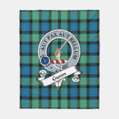 Gunn Ancient Clan Badge Tartan Pset Fleece Deken (Voorkant)
