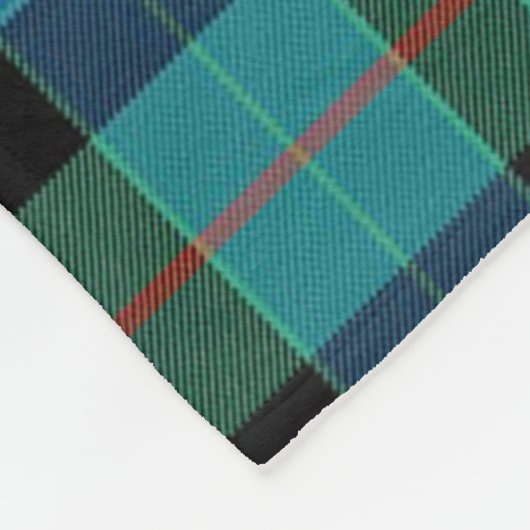 Gunn Ancient Clan Badge Tartan Pset Fleece Deken (Hoek)