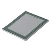 Gunn Ancient Original Scottish Tartan  Notitieblok (Linkerzijde)