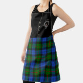 Gunn Clan Badge & Tartan Kilt Schort (Insitu)