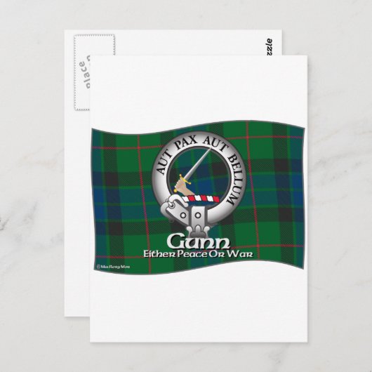 Gunn Clan Briefkaart (Voorkant / Achterkant)