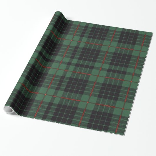 Gunn clan Pset Scottish tartan Cadeaupapier (Uitgerold)