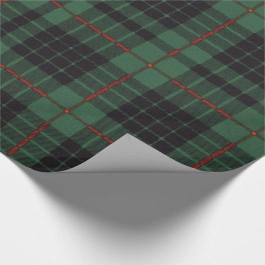 Gunn clan Pset Scottish tartan Cadeaupapier (Hoek)