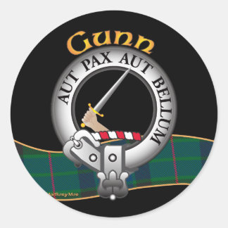 Gunn Clan Ronde Sticker