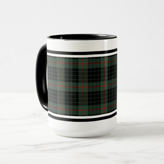 Gunn Clan Tartan Mok (Voorkant links)