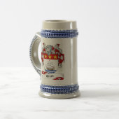 Gunn Coat of Arms Stein - Family Crest Bierpul (Voorkant links)