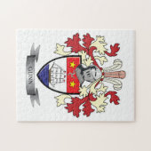Gunn Family Crest Coat of Arms Legpuzzel (Horizontaal)