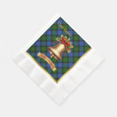 Gunn gepersonaliseerde Tartan kerst Servet (Hoek)