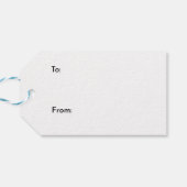 Gunn Modern Clan Tartan Kerstmis Cadeaulabel (Achterkant Horizontaal)