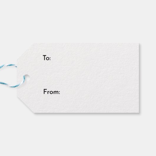 Gunn Modern Clan Tartan Kerstmis Cadeaulabel (Achterkant Horizontaal)