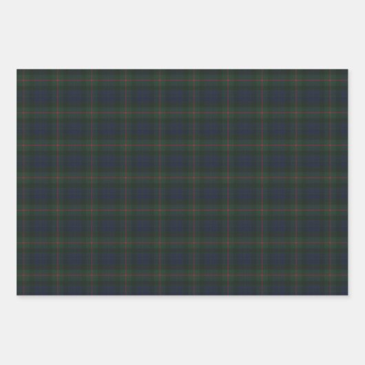 Gunn Modern Original Scottish Tartan Inpakpapier Vel (Voorkant)