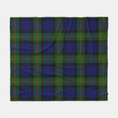 Gunn Moderne Schotse ruit Fleece Deken (Voorkant (Horizontaal))