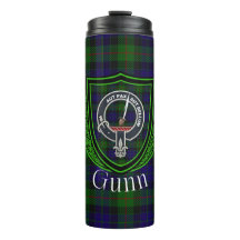 Gunn Schotse Clans Tartan & Wapen