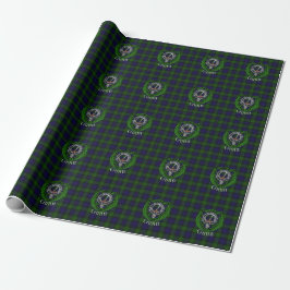 Gunn Scottish Clan Tartan & Crest Cadeaupapier