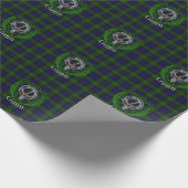 Gunn Scottish Clan Tartan & Crest Cadeaupapier (Hoek)