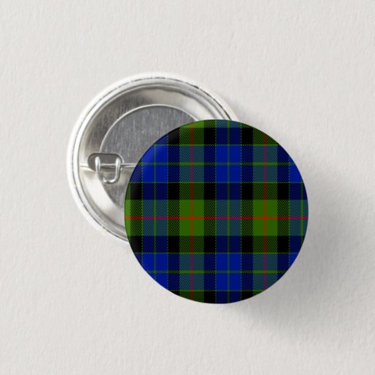 Gunn Scottish Tartan Ronde Button 3,2 Cm (Voorkant /achterkant)
