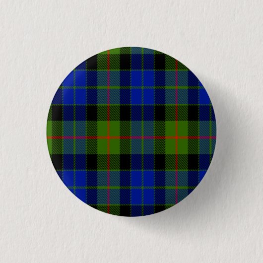 Gunn Scottish Tartan Ronde Button 3,2 Cm (Voorkant)