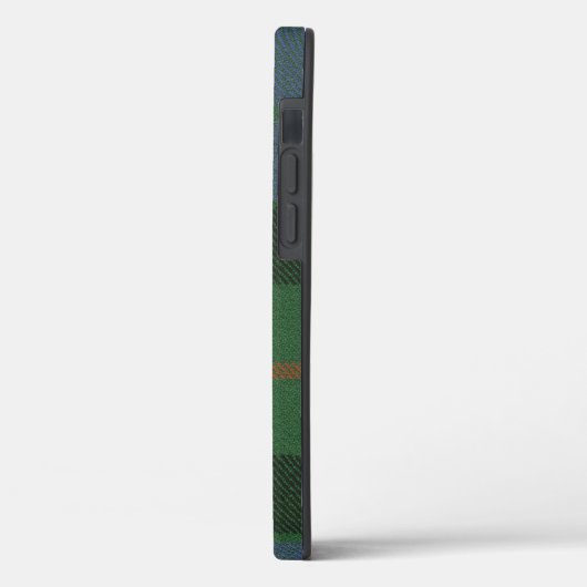 Gunn Tartan & Badge Case-Mate iPhone Case (Achterkant / Links)