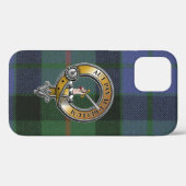 Gunn Tartan & Badge Case-Mate iPhone Case (Achterkant (horizontaal))