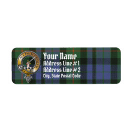 Gunn Tartan & Badge Etiket