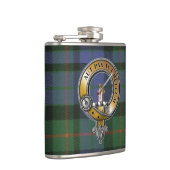 Gunn Tartan & Badge Heupfles (Rechts)