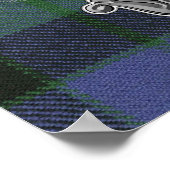Gunn Tartan & Badge Poster (Hoek)