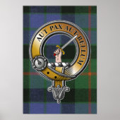 Gunn Tartan & Badge Poster (Voorkant)
