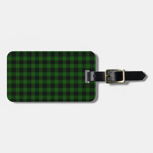 Gunn Tartan Bagagelabel (Voorkant horizontaal)