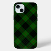 Gunn tartan green black plaid Case-Mate iPhone case (Achterkant)