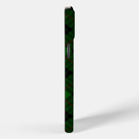 Gunn tartan green black plaid Case-Mate iPhone case (Achterkant / Rechts)