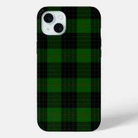 Gunn tartan green black plaid