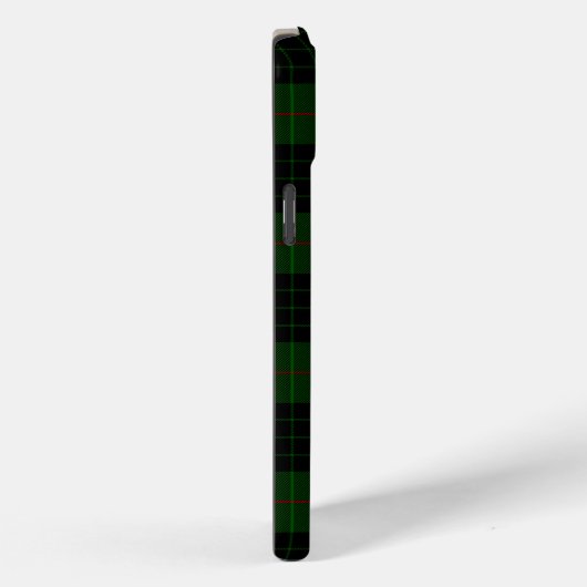 Gunn tartan green black plaid Case-Mate iPhone case (Achterkant / Rechts)