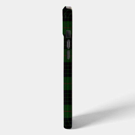 Gunn tartan green black plaid Case-Mate iPhone case (Achterkant / Links)