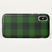 Gunn tartan green black plaid Case-Mate iPhone case (Achterkant (horizontaal))