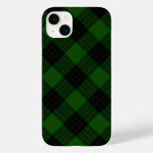 Gunn tartan green black plaid Case-Mate iPhone case (Achterkant)