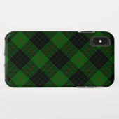 Gunn tartan groen zwart geruit Case-Mate iPhone case (Achterkant (horizontaal))