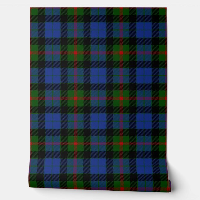 Gunn Tartan Plaid Schotse clan Behang (Afrollen)