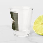 Gunn verweerde de originele Schotse clan Tartan Shot Glas (Rechts)